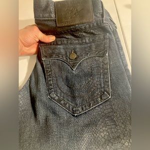 Rare Ricky (Indigo) Rattlesnake True Religion size 31x34